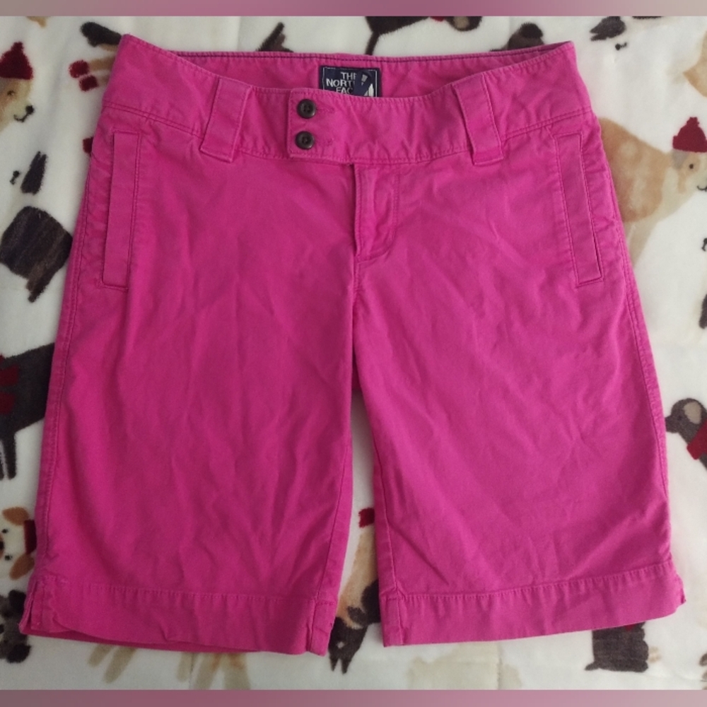 The North Face Women's Bright Pink Bermuda Shorts Size 6 Regular